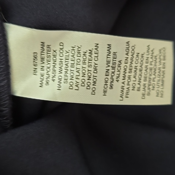 SL FASHIONS NEW YORK BRAND WOMEN'S BLUE SLEEVELESS DRESS SIZE 12 - Picture 12 of 14